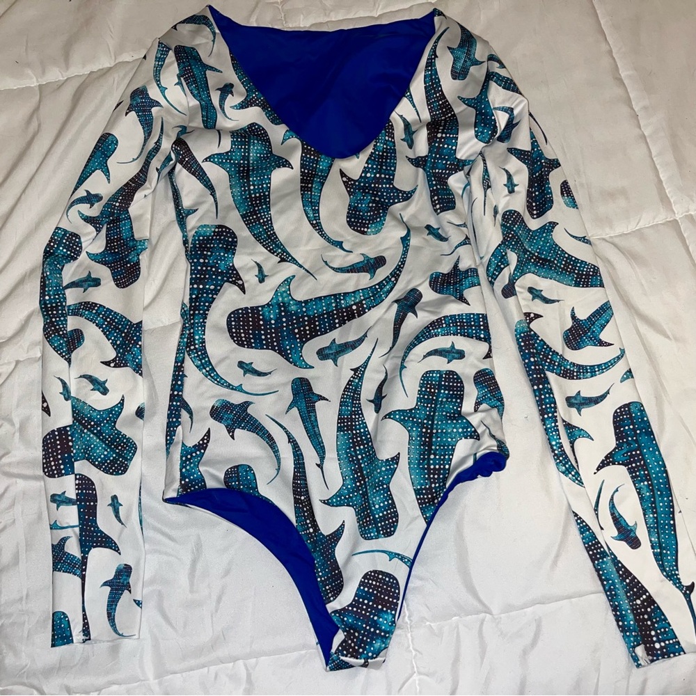 Gorgeous whale shark onesie